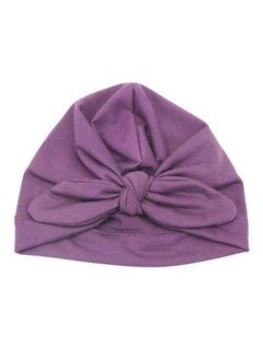 Bluelans Cute Bowknot Beanie Purple 
