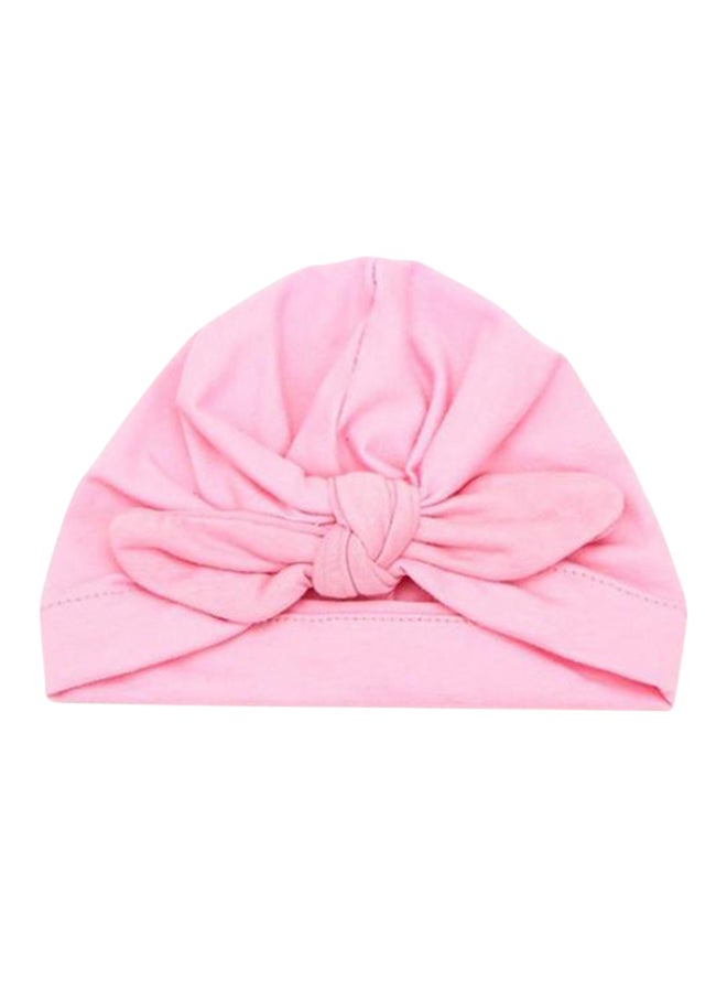 Bluelans Cute Bowknot Beanie Light Pink 