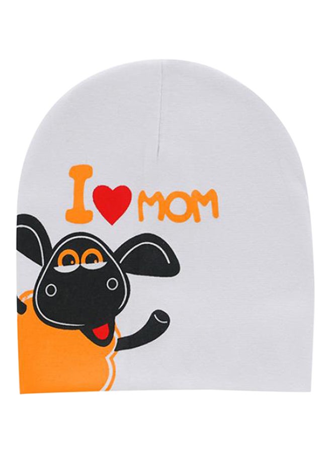 Bluelans Cute Warm Beanie Grey/Orange/Black 