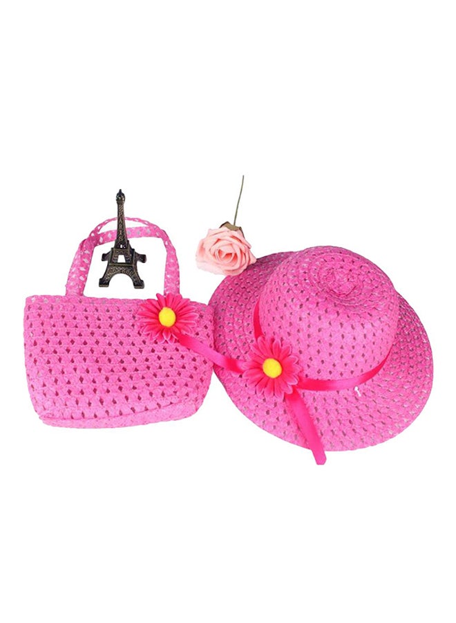 Bluelans Little Princess Hat And Bag Set Pink