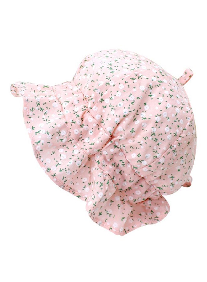 Bluelans Lovely Flowers Printed Beanie Pink/Green 
