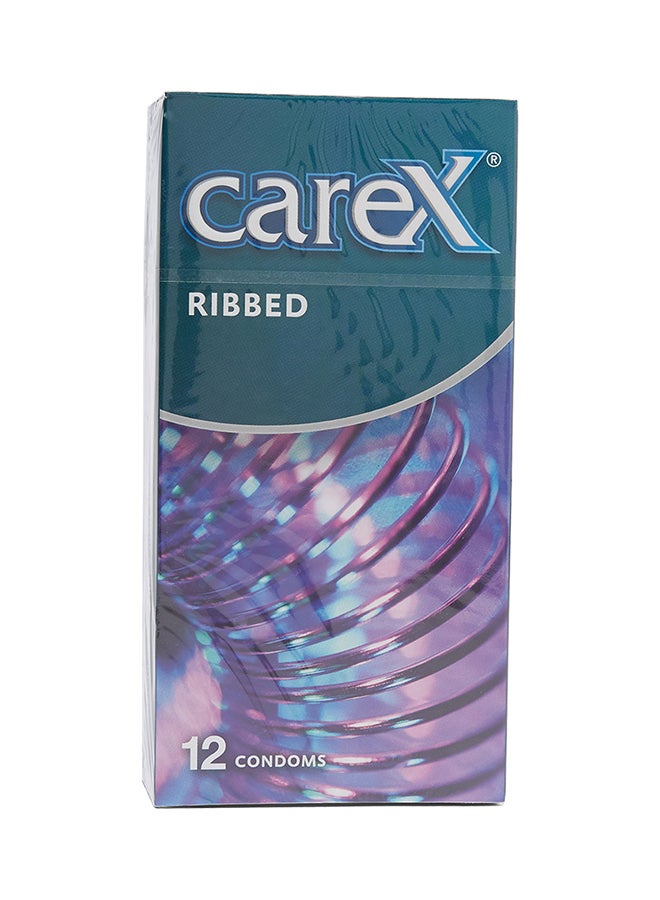 careX Ribbed Condoms