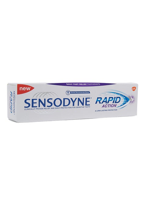Rapid Action Toothpaste White 75ml
