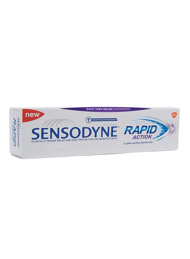 Sensodyne Rapid Action Toothpaste White 75ml 
