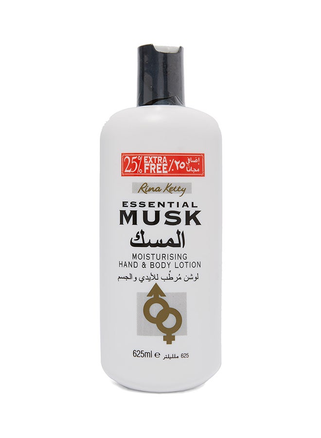 Rina Ketty - Essential Musk Moisturising Hand And Body Lotion 625ml - Image 1