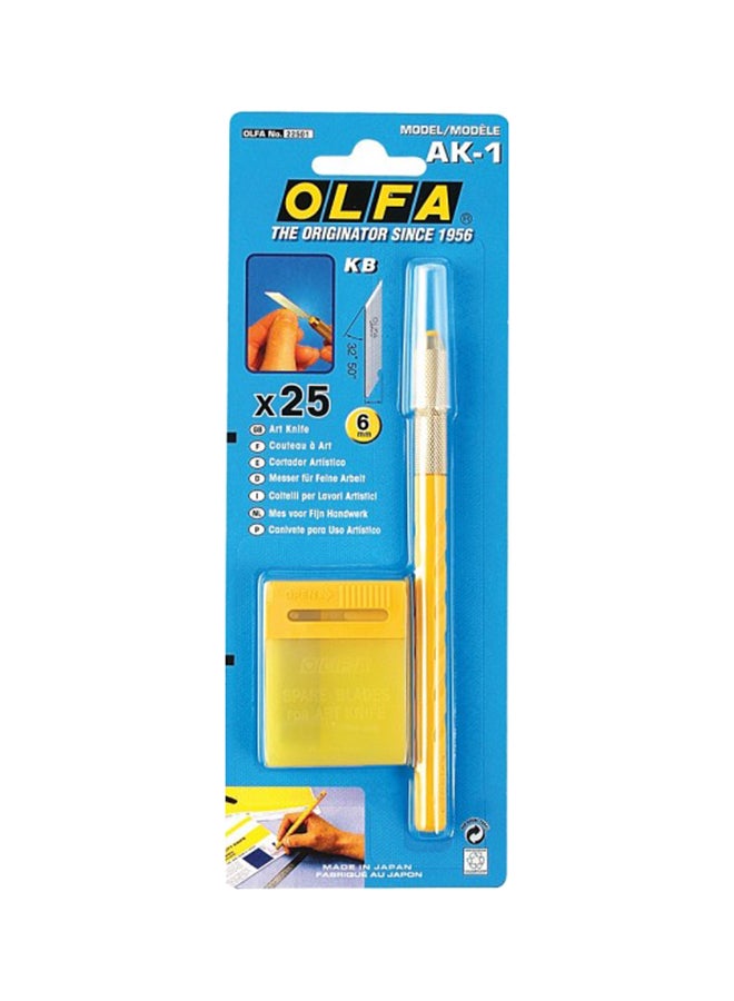 OLFA Paper Cutter Yellow/Silver 
