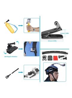 50-In-1 Action Camera Accessories Kit For GoPro Hero Session 4/3/2/1 Black - v1528894503/N15314830A_4