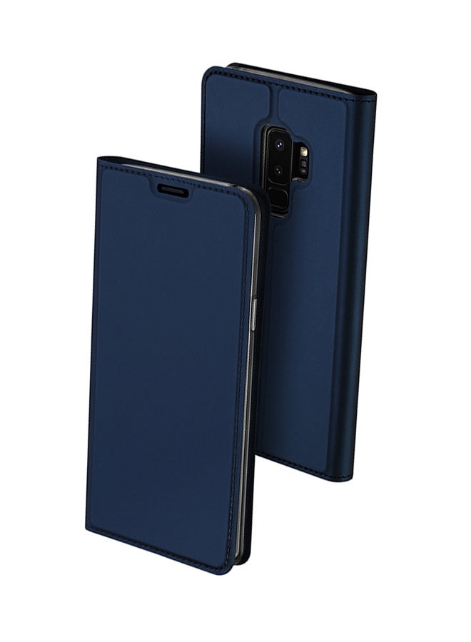 Folio Case Cover For Samsung Galaxy S9 Plus Blue