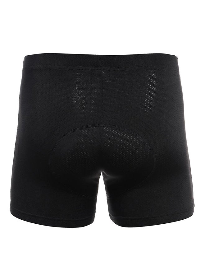 3D Padded Breathable Cycling Underwear Short Black - Image 1