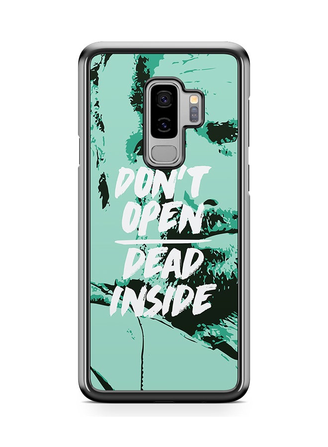 LOUD UNIVERSE - Thermoplastic Polyurethane Wrap Around Case Cover For Samsung Galaxy S9 Plus The Walking Dead Don't Open Dead Inside Rick Grimes Quote - Image 1