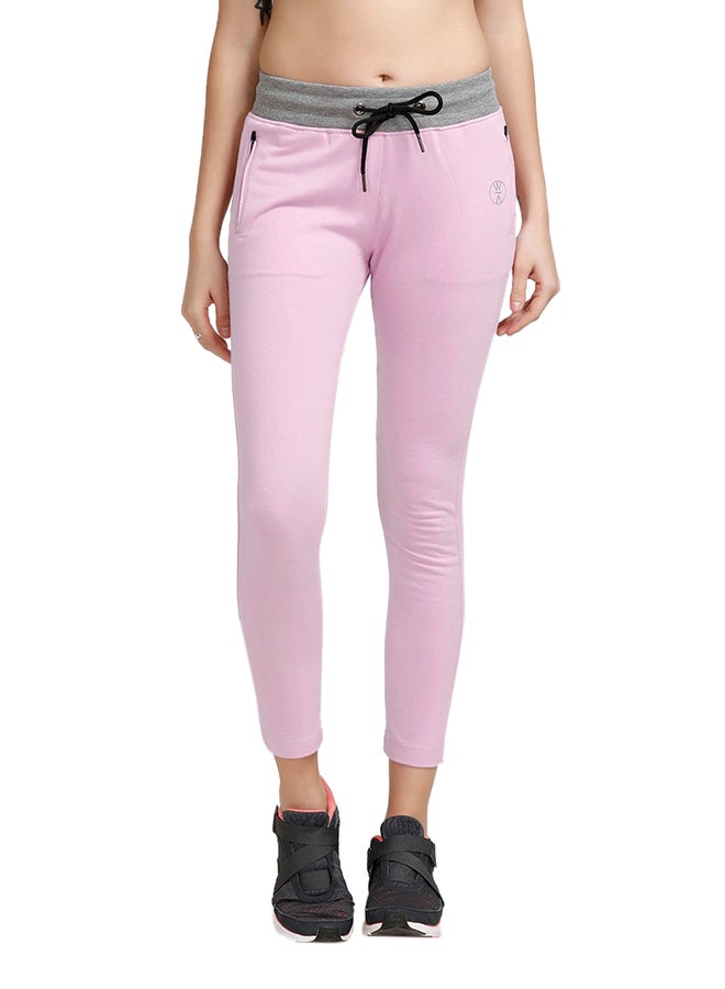 zivame - Wide Waistband Trackpant Pink - Image 1