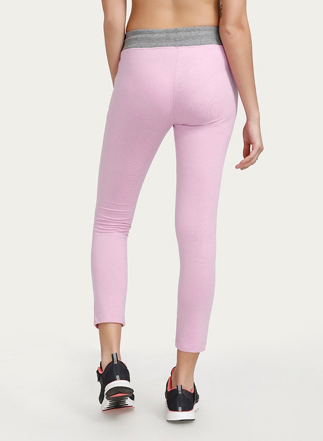 zivame - Wide Waistband Trackpant Pink - Image 1