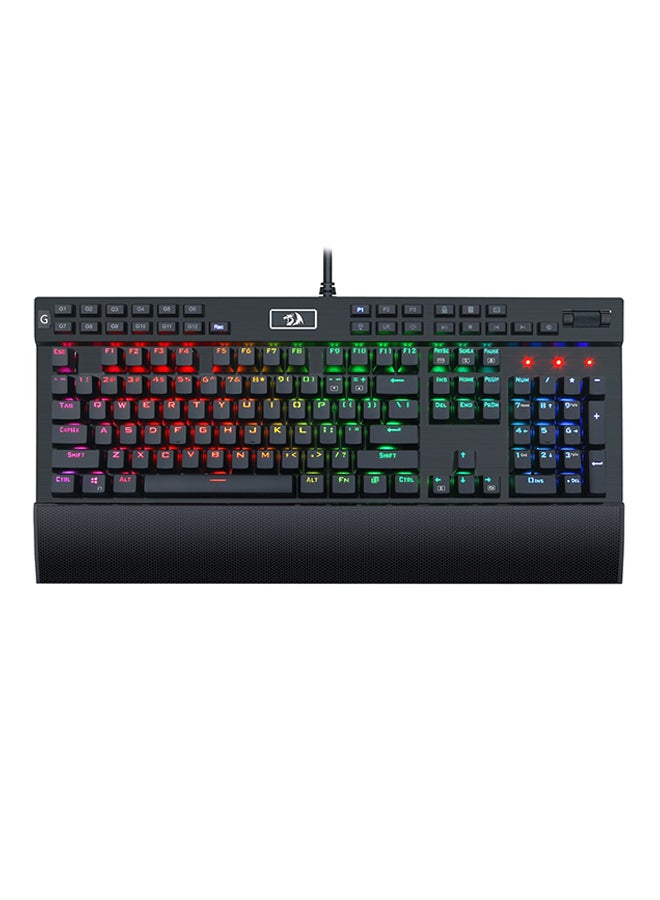 REDRAGON - K550 YAMA RGB LED Backlit Programmable Gaming Wired Keyboard- Purple switch - Image 1