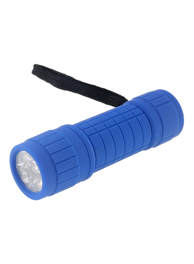 لوازم مصباح يدوي بملمس ناعم وضوء LED-9 أزرق  - Image 1