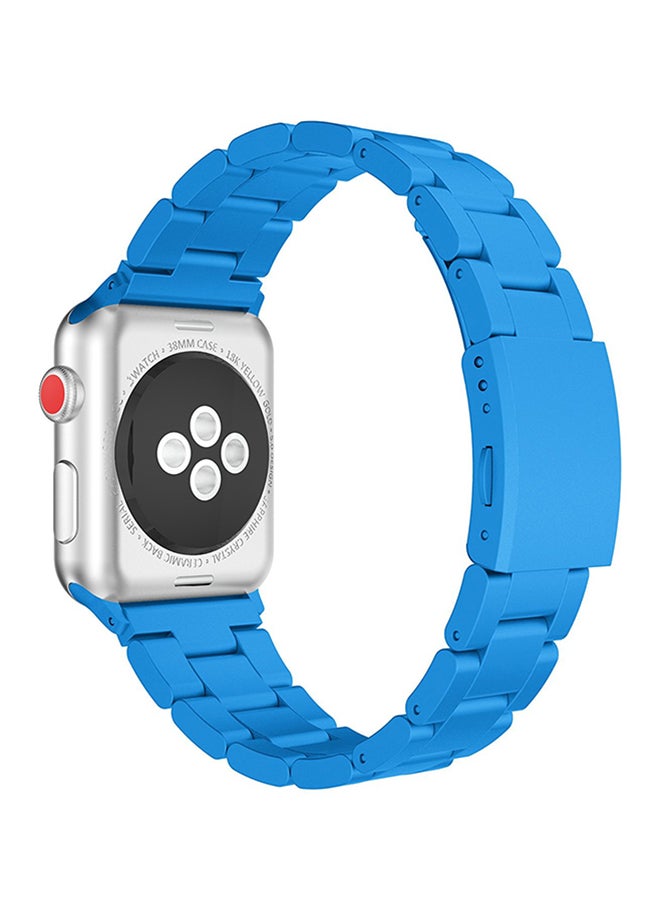 ISank Replacement Band For Apple Watch Series 1/2/3 38mm Blue - Image 3
