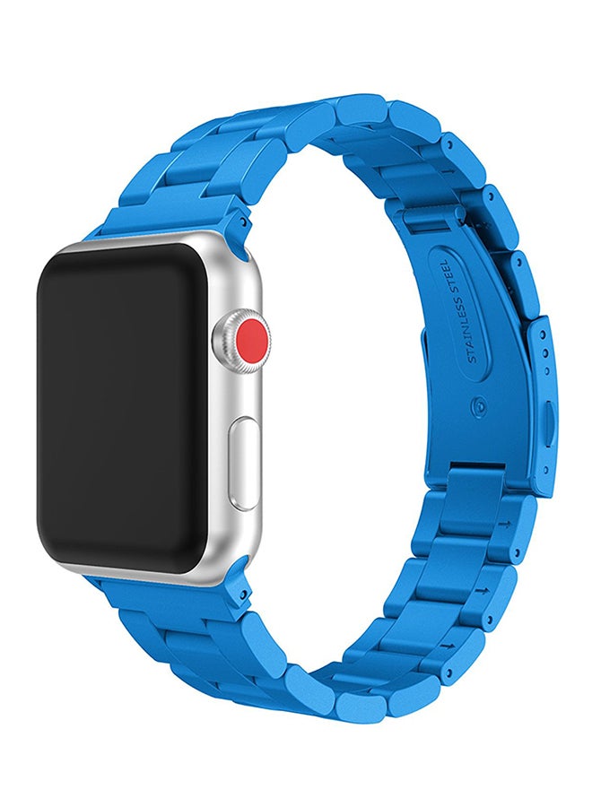 ISank Replacement Band For Apple Watch Series 1/2/3 38mm Blue - Image 4