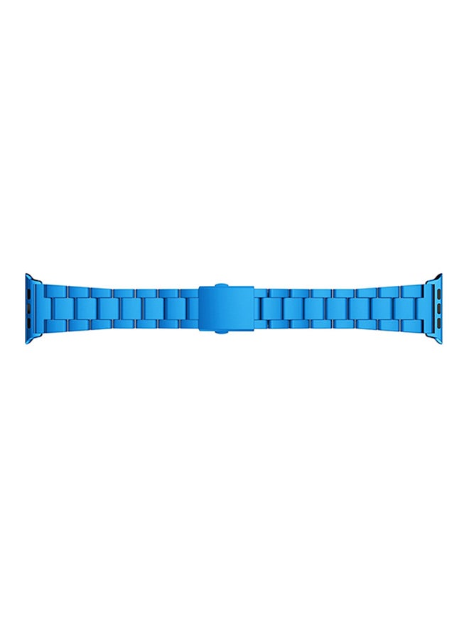 ISank Replacement Band For Apple Watch Series 1/2/3 42mm Blue - Image 2