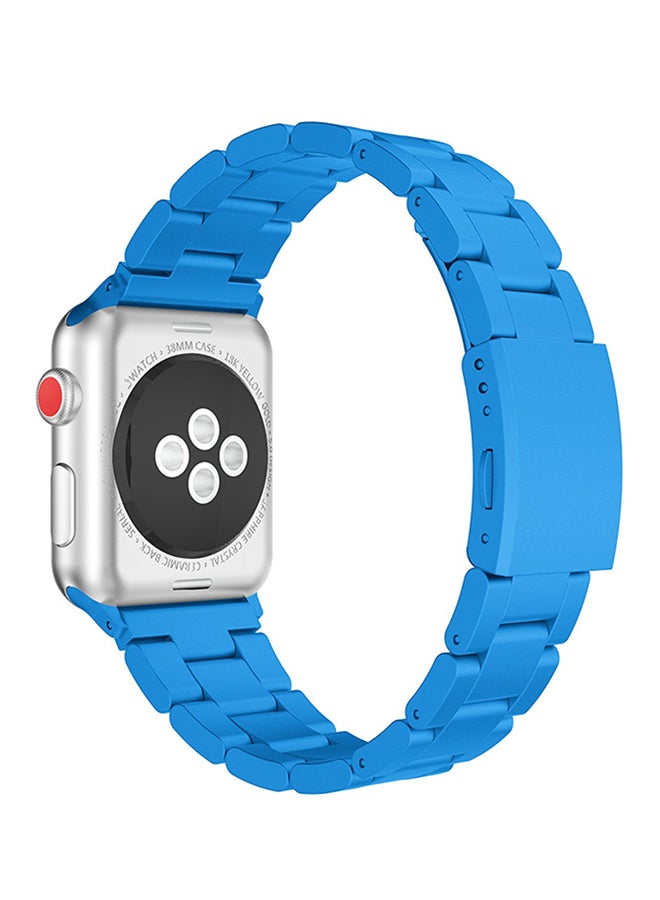 ISank Replacement Band For Apple Watch Series 1/2/3 42mm Blue - Image 3