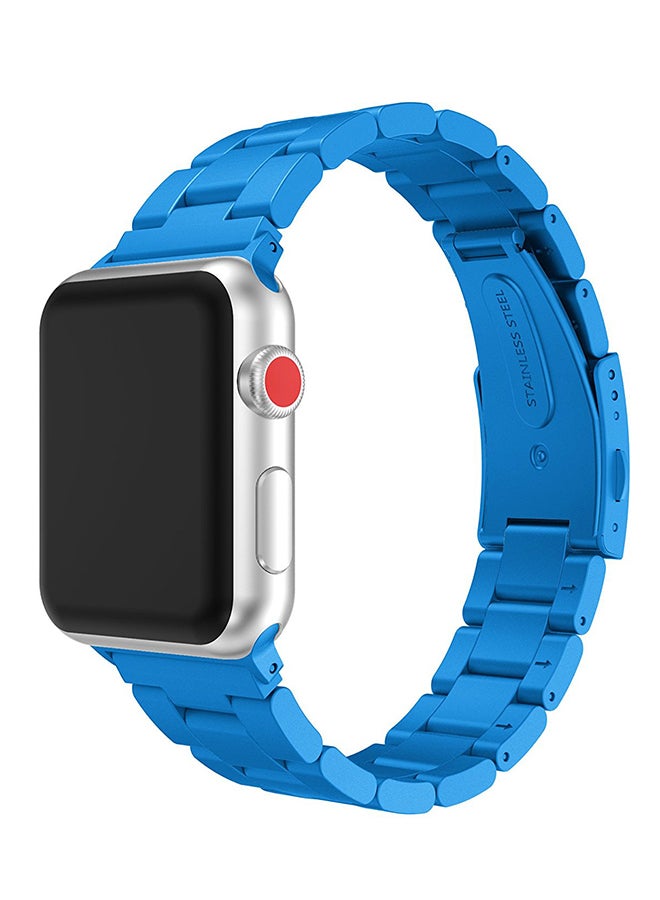 ISank Replacement Band For Apple Watch Series 1/2/3 42mm Blue - Image 4
