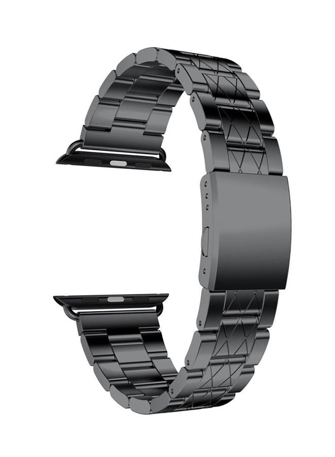 ISank Replacement Link Bracelet For Apple Watch Series 3/2/1 38mm Black - Image 1