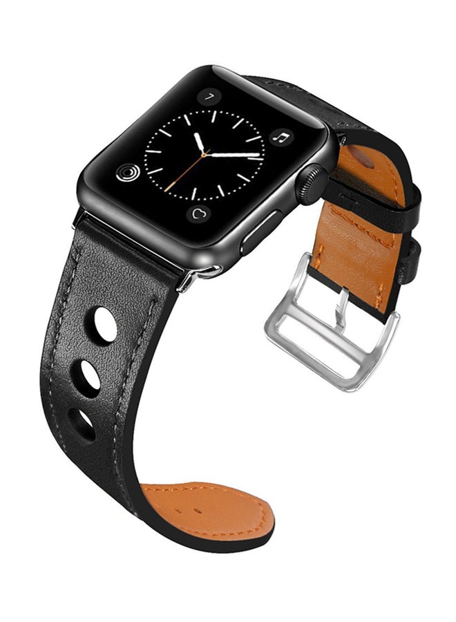 ISank Replacement Watch Band For Apple Watch Series 3/2/1 Black - Image 4