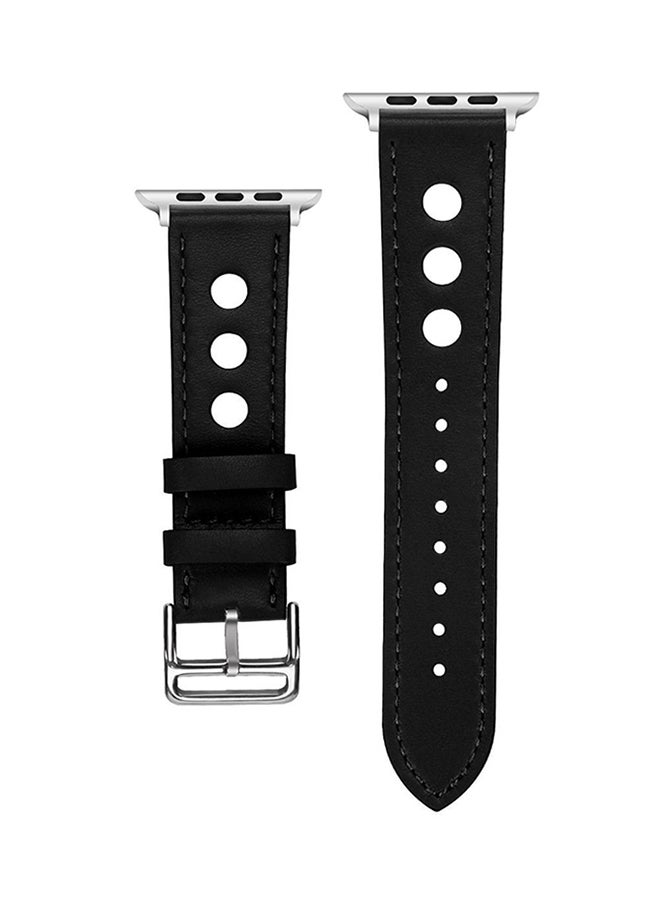 ISank Replacement Wrist Band For Apple Watch Series 3 Black  - Image 1