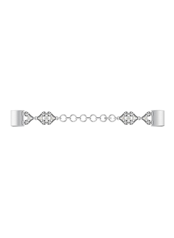Replacement Watch Bracelet For Fitbit Charge 2 Silver