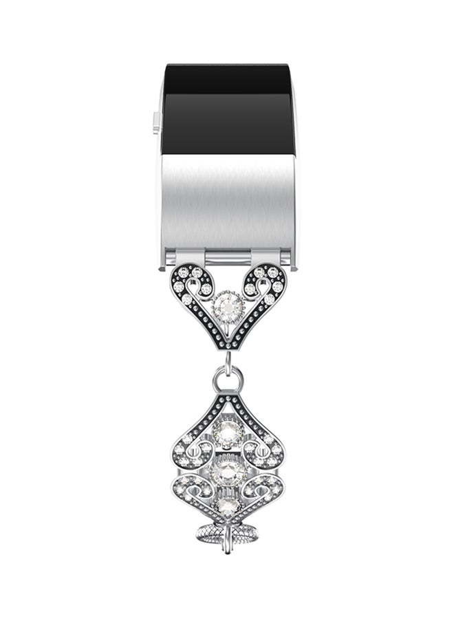 Replacement Watch Bracelet For Fitbit Charge 2 Silver