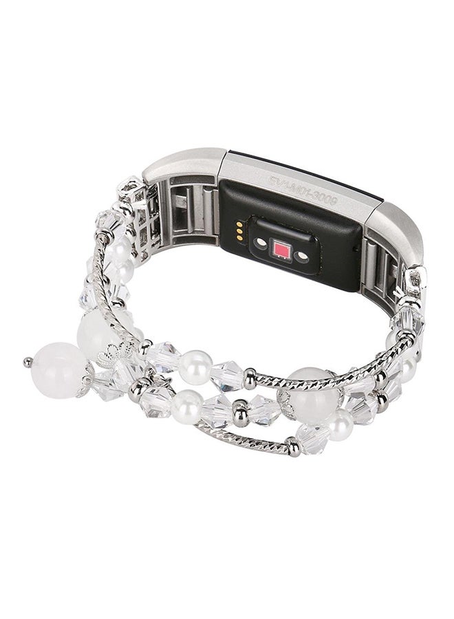 ISank Beaded Replacement Band For Fitbit Charge 2 - Image 5