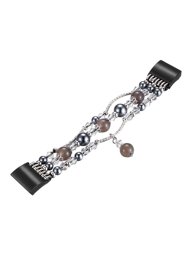 آيسانك سوار بديل بتصميم خرز لساعة فيت بيت تشارج 2 - Image 2