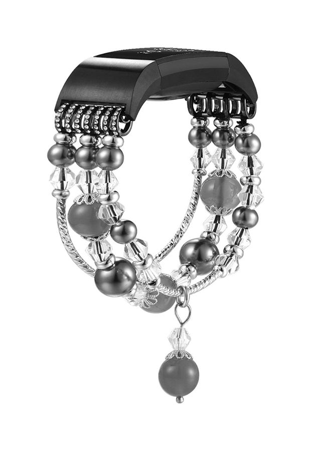 آيسانك سوار بديل بتصميم خرز لساعة فيت بيت تشارج 2 - Image 3