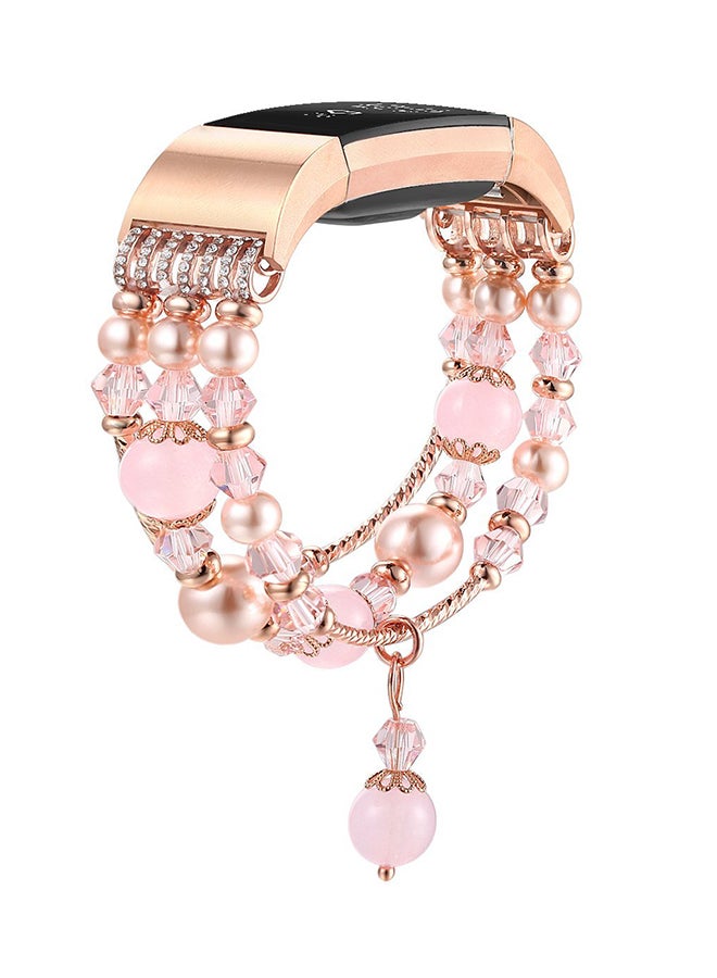 ISank Beaded Replacement Band For Fitbit Charge 2 - Image 3