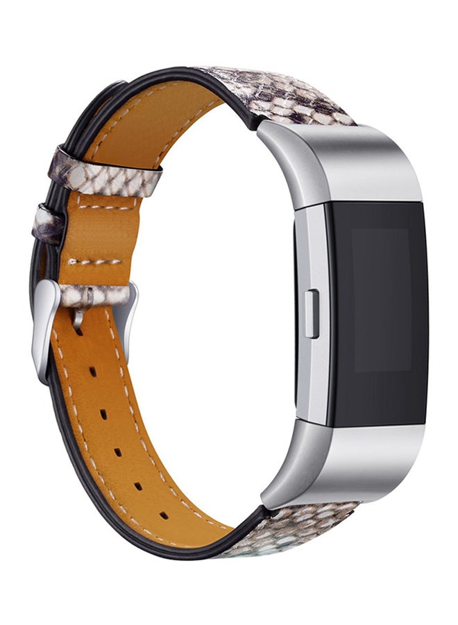ISank Replacement Band For Fitbit Charge 2 Snake Skin  - Image 2