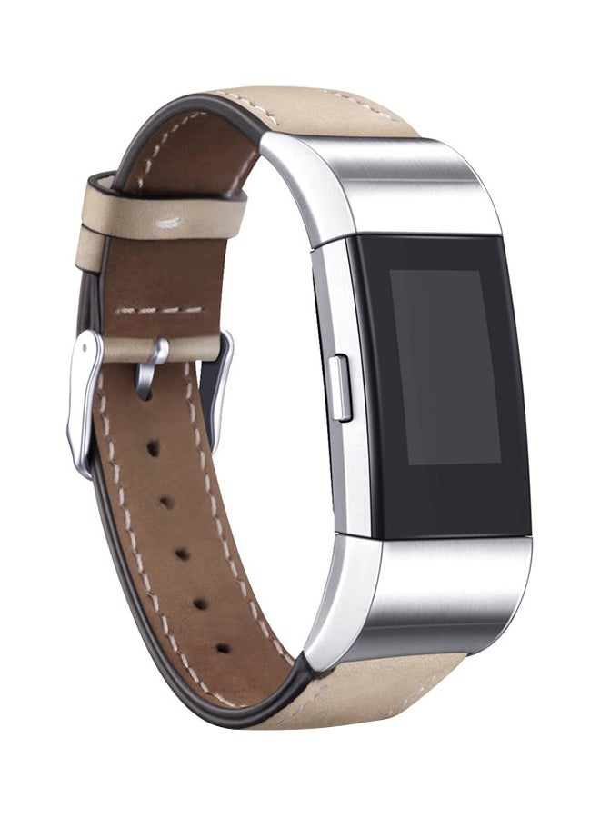 ISank Replacement Band For Fitbit Charge 2 Apricot  - Image 2
