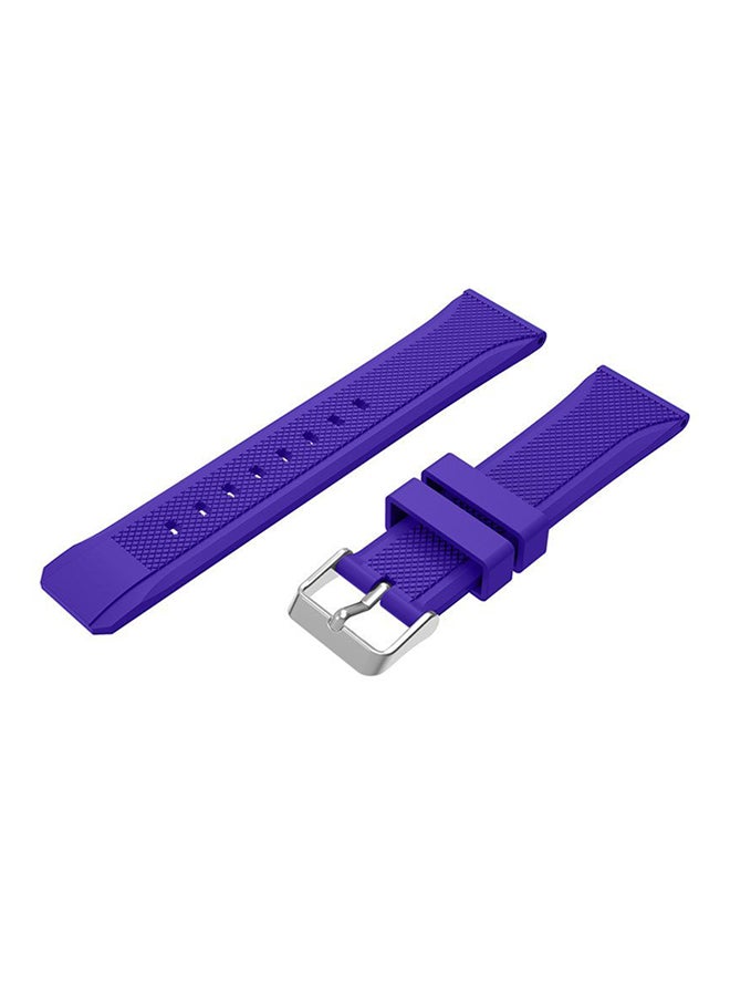 ISank Silicone Replacement Watch Band For Samsung Gear S3 Frontier/S3 Classic Purple  - Image 1