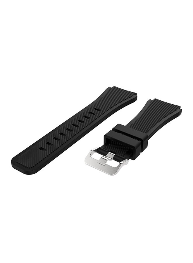 ISank Replacement Watch Band For Samsung Gear S3 Frontier/Classic Black - Image 1