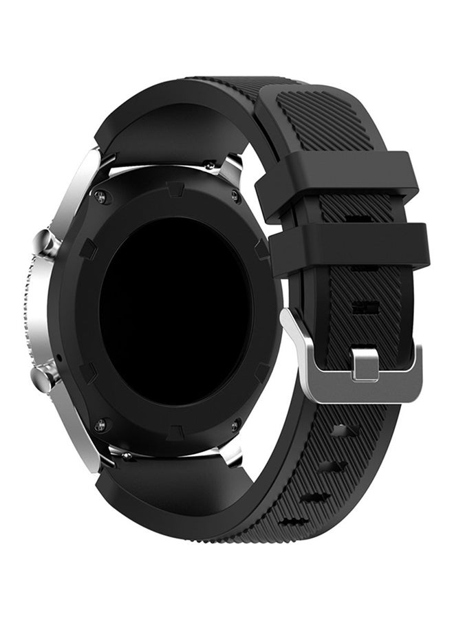 ISank Replacement Watch Band For Samsung Gear S3 Frontier/Classic Black - Image 2