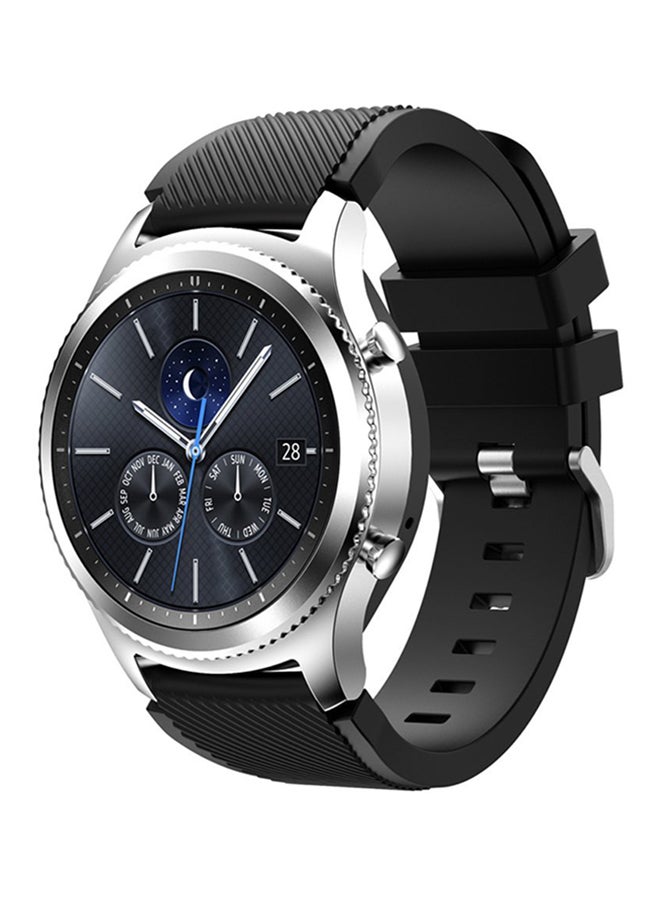 ISank Replacement Watch Band For Samsung Gear S3 Frontier/Classic Black - Image 3