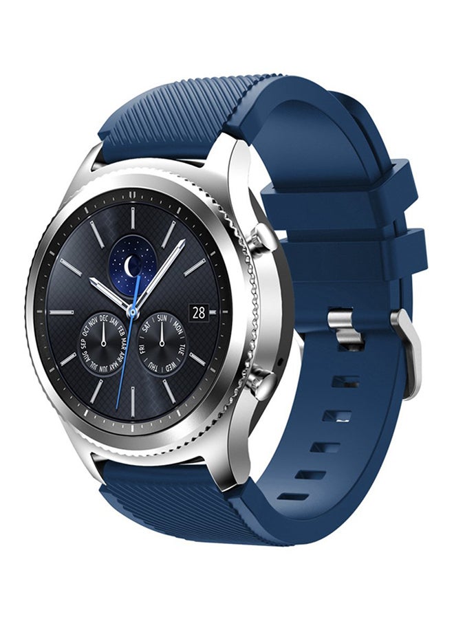 ISank Replacement Watch Band For Samsung Gear S3 Frontier/Classic Blue - Image 3