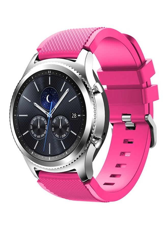 ISank Replacement Watch Band For Samsung Gear S3 Frontier/Classic Rose Pink  - Image 3
