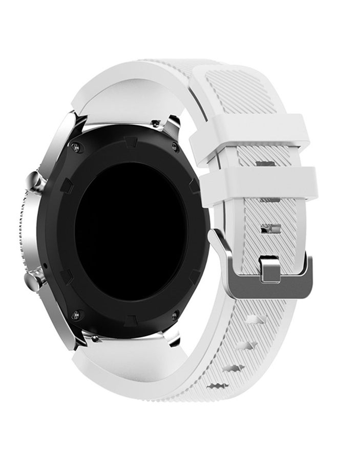 ISank - Replacement Watch Band For Samsung Gear S3 Frontier/Classic White - Image 1