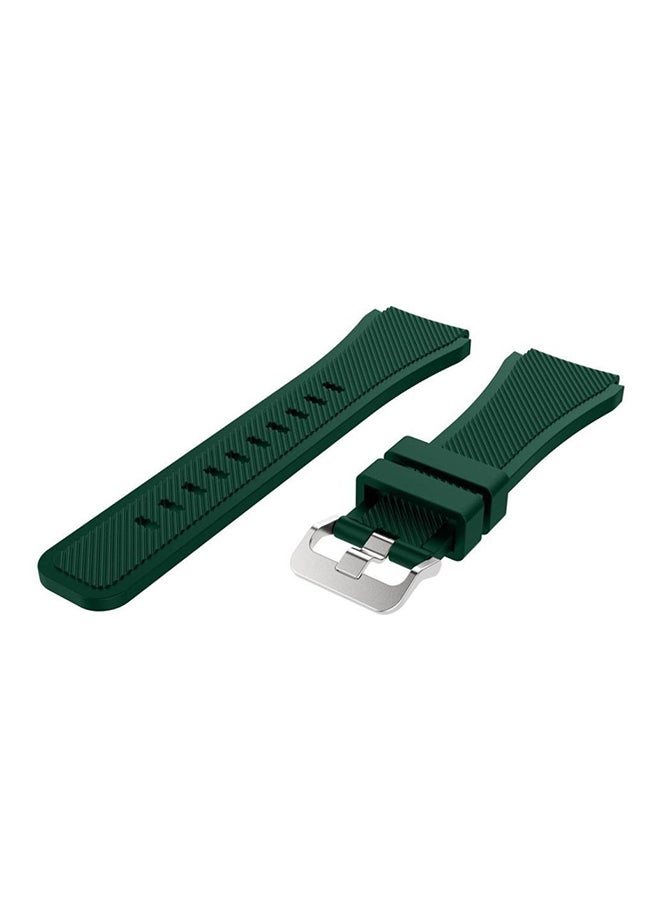 ISank Replacement Watch Band For Samsung Gear S3 Frontier/Classic Army Green  - Image 1