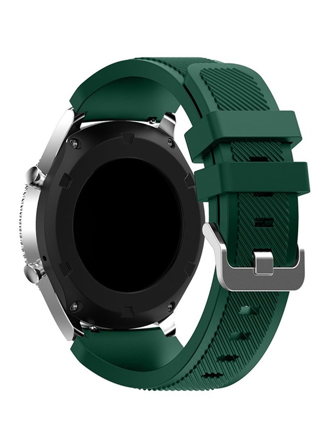 ISank Replacement Watch Band For Samsung Gear S3 Frontier/Classic Army Green  - Image 2