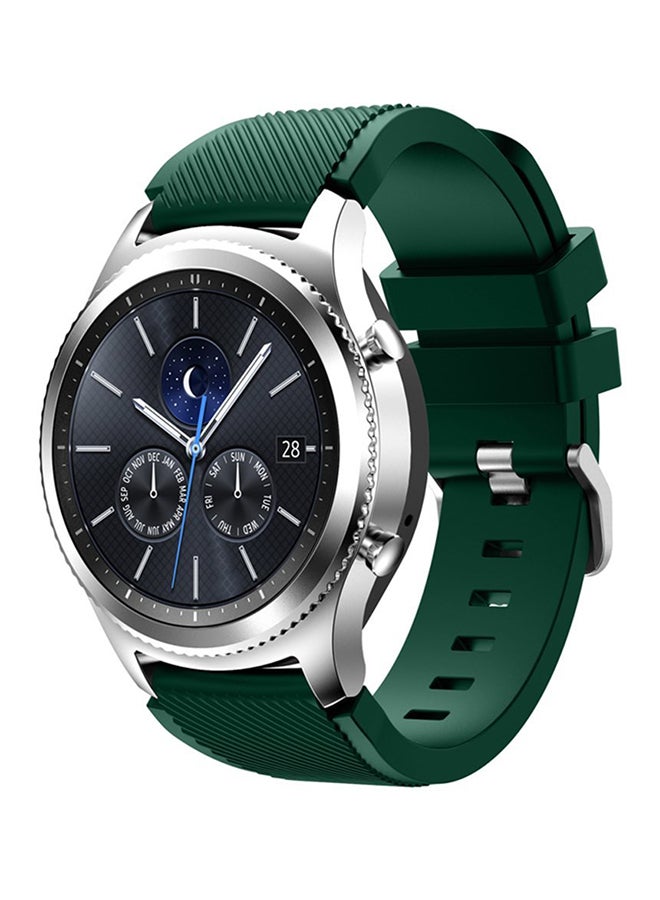 ISank Replacement Watch Band For Samsung Gear S3 Frontier/Classic Army Green  - Image 3