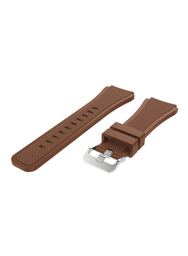 ISank Replacement Watch Band For Samsung Gear S3 Frontier/Classic Coffee - Image 1