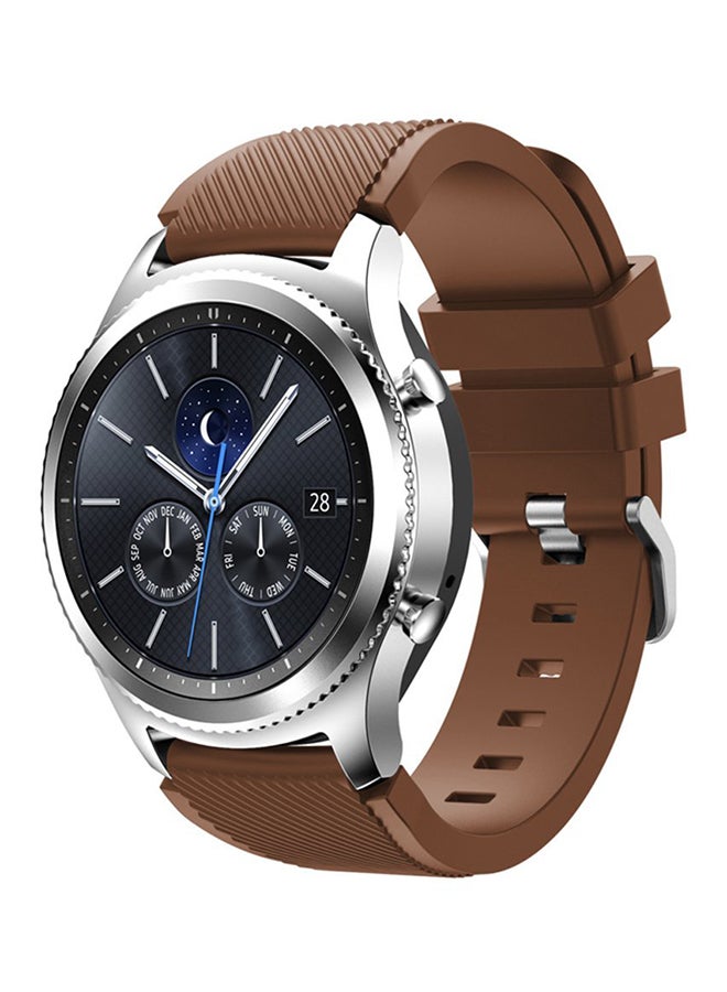 ISank Replacement Watch Band For Samsung Gear S3 Frontier/Classic Coffee - Image 3