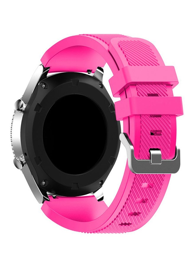 ISank Replacement Watch Band For Samsung Gear S3 Frontier/Classic Rose Pink  - Image 2