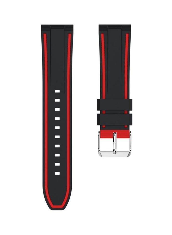 ISank Replacement Watch Band For Samsung Gear S3 Frontier/Classic Red/Black  - Image 2