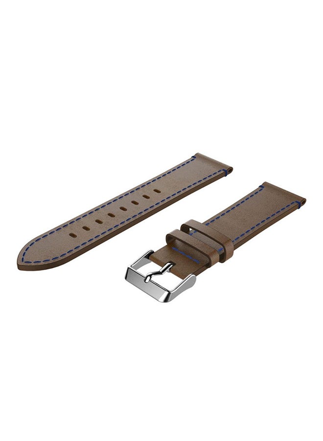 ISank Replacement Watch Band For Samsung Gear S3 Frontier Brown - Image 1