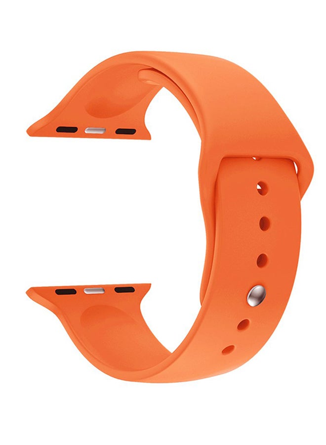 لنكوو سوار قابل بديلة لساعات أبل برتقالي